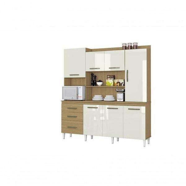 Cozinha Compacta Mirela Atacama/off White - Aramóveis