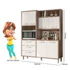 Cozinha Compacta Moana 6 Portas E 3 Gavetas - Nicioli