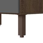 Cozinha Compacta Modulada 4 Peças Vidro Reflecta Amêndoa Chum