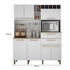 Cozinha Compacta Monte Rey 7 Portas E 2 Gavetas - Valdemóveis