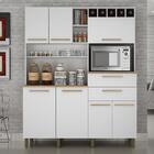 Cozinha Compacta Monte Rey 7 Portas E 2 Gavetas - Valdemóveis