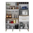 Cozinha Compacta Monte Rey 7 Portas E 2 Gavetas - Valdemóveis