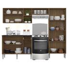 Cozinha Compacta Multimóveis Pequim Fg3413 Com 3 Leds Armário