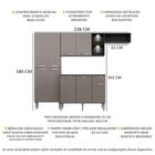 Cozinha Compacta Multimóveis Pequim Fg3572 Com 2 Leds Armário