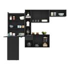 Cozinha Compacta Multimóveis Sofia Fg2008 Com Mesa Dobrável P