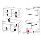 Cozinha Compacta Multimóveis Veneza Gb Fg3687 Com Armário E B