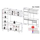 Cozinha Compacta Multimóveis Veneza Gb Fg3695 Com Armário E B