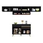 Cozinha Compacta Multimóveis Veneza Gb Fg3697 Com Armário E B