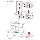 Cozinha Compacta Multimóveis Veneza Gw Fg3701 Com Armário E B