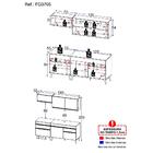 Cozinha Compacta Multimóveis Veneza Gw Fg3705 Com Armário E B