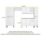 Cozinha Compacta Multimóveis Xangai Classic Fg3156 Com Armári