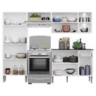 Cozinha Compacta Multimóveis Xangai Fg3414 Com 2 Leds Armário