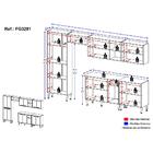 Cozinha Compacta Multimóveis Xangai Jazz Fg3281 Com Armário E