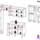 Cozinha Compacta Multimóveis Xangai Plus Fg2840 Com Armário E