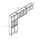 Cozinha Compacta Múltipla 11 Pt Branca E Preta