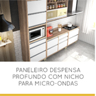 Cozinha compacta Nesher Baronesa 1 - Branco - Nesher