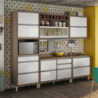 Cozinha compacta Nesher Baronesa 1 - Branco - Nesher