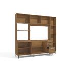 Cozinha Compacta New Urban 7 Portas 3 Gavetas Freijó/off Whit