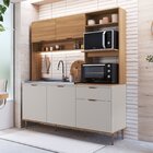 Cozinha Compacta Nicole 1,8m Com Espaço Para Forno E Microond