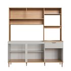 Cozinha Compacta Nicole 1,8m Com Espaço Para Forno E Microond