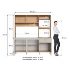 Cozinha Compacta Nicole 1,8m Com Espaço Para Forno E Microond