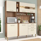 Cozinha Compacta Nicole 6 Portas 2 Gavetas Manchester/champag