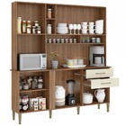 Cozinha Compacta Nicole 6 Portas 2 Gavetas Manchester/champag