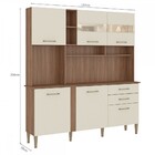 Cozinha Compacta Nicole 6 Portas 2 Gavetas Manchester/champag