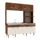 Cozinha Compacta Novo Tempo 8 Portas E 1 Gaveta Off White