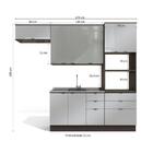 Cozinha Compacta Nox Onix/steel/vidro Inox 4 Peças