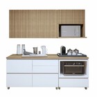 Cozinha Compacta Nuestra Cosas 4 Portas 5 Gavetas Ripado 100%