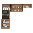 Cozinha Compacta Oakland Carvalho Branco