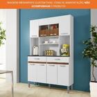 Cozinha Compacta Onix 8 Portas 2 Gavetas Branco/carvalho - Chf