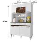 Cozinha Compacta Onix 8 Portas 2 Gavetas Branco/imbuia - Chf