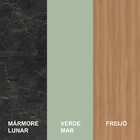 Cozinha Compacta Orquídea 180cm 3 Peças, 5 Portas E 3 Gavetas