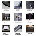 Cozinha Compacta Orquídea 180cm 3 Peças, 5 Portas E 3 Gavetas