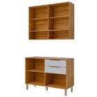 Cozinha Compacta Para Área Goumet Divina Cinamomo/branco