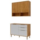 Cozinha Compacta Para Área Goumet Divina Cinamomo/branco