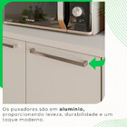 Cozinha Compacta Para Cooktop 5 Bocas 5 Peças 12 Portas 2 Gav