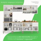 Cozinha Compacta Para Cooktop 5 Peças 12 Portas 2 Gavetas Par