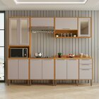 Cozinha Compacta Para Cooktop 5 Peças 12 Portas 2 Gavetas Par