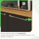 Cozinha Compacta Para Cooktop 5 Peças 12 Portas 2 Gavetas Par