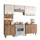 Cozinha Compacta Pepper 10 Portas 1 Gaveta Carvalho Rústico/o