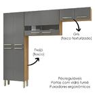 Cozinha Compacta Pequena 8 Portas Freijó