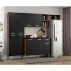 Cozinha Compacta Pequim 9 Portas Mp2933 Multimóveis Carvalho