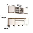 Cozinha Compacta Pérola 01 Sallêto Branco