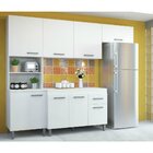 Cozinha Compacta Petunia 8 Portas E 1 Gaveta Com Tampo
