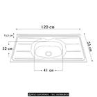 Cozinha Compacta Pia 120cm Emily Freijó/ripado/off Acetinado
