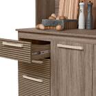 Cozinha Compacta Piatã 7 Portas 3 Gavetas 100% Mdf Carvalho N