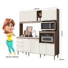 Cozinha Compacta Piatã 7 Portas E 3 Gavetas Sem Tampo - Nicio